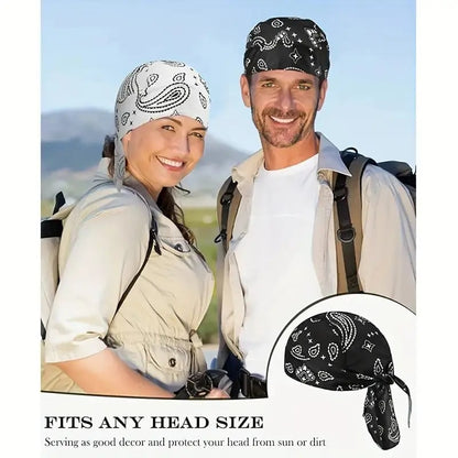 🔥Hot Sale 5 PCS⚡️Paisley Cooling Headscarf Cap
