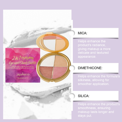 ✨ 4-in-1 Face Glow Palette – One Palette, Endless Looks