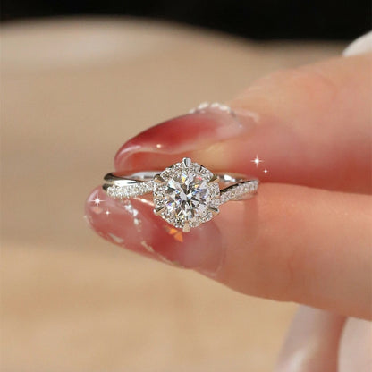 💍 SPARKLES LIKE A DREAM✨ LUXURY LOOK. TIMELESS BEAUTY💕Moissanite from the Stars Ring