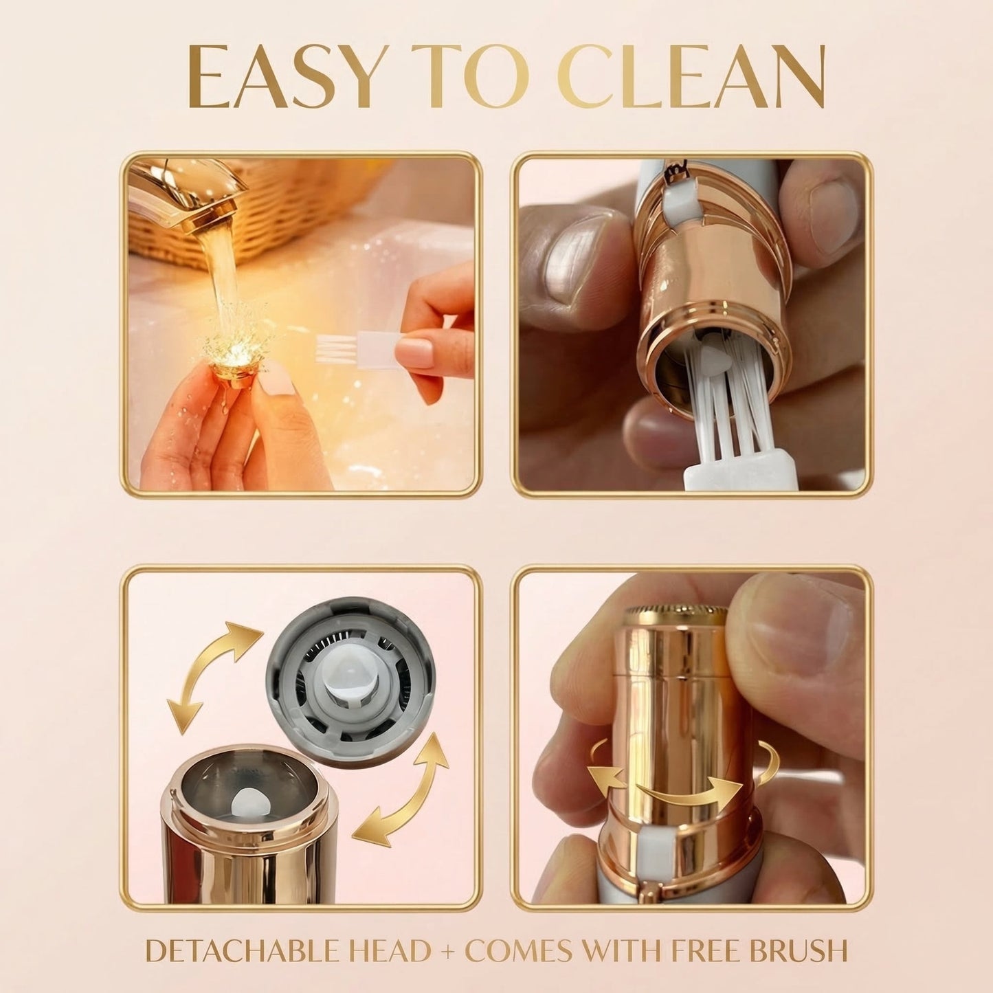 🎁 [HOT SALE] Women’s 2-in-1 Facial Hair Remover & Eyebrow Trimmer
