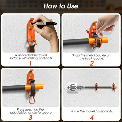 【Father’s Day Flash Sale – 50% OFF】🛻Heavy Duty Zinc Alloy Shovel Mount
