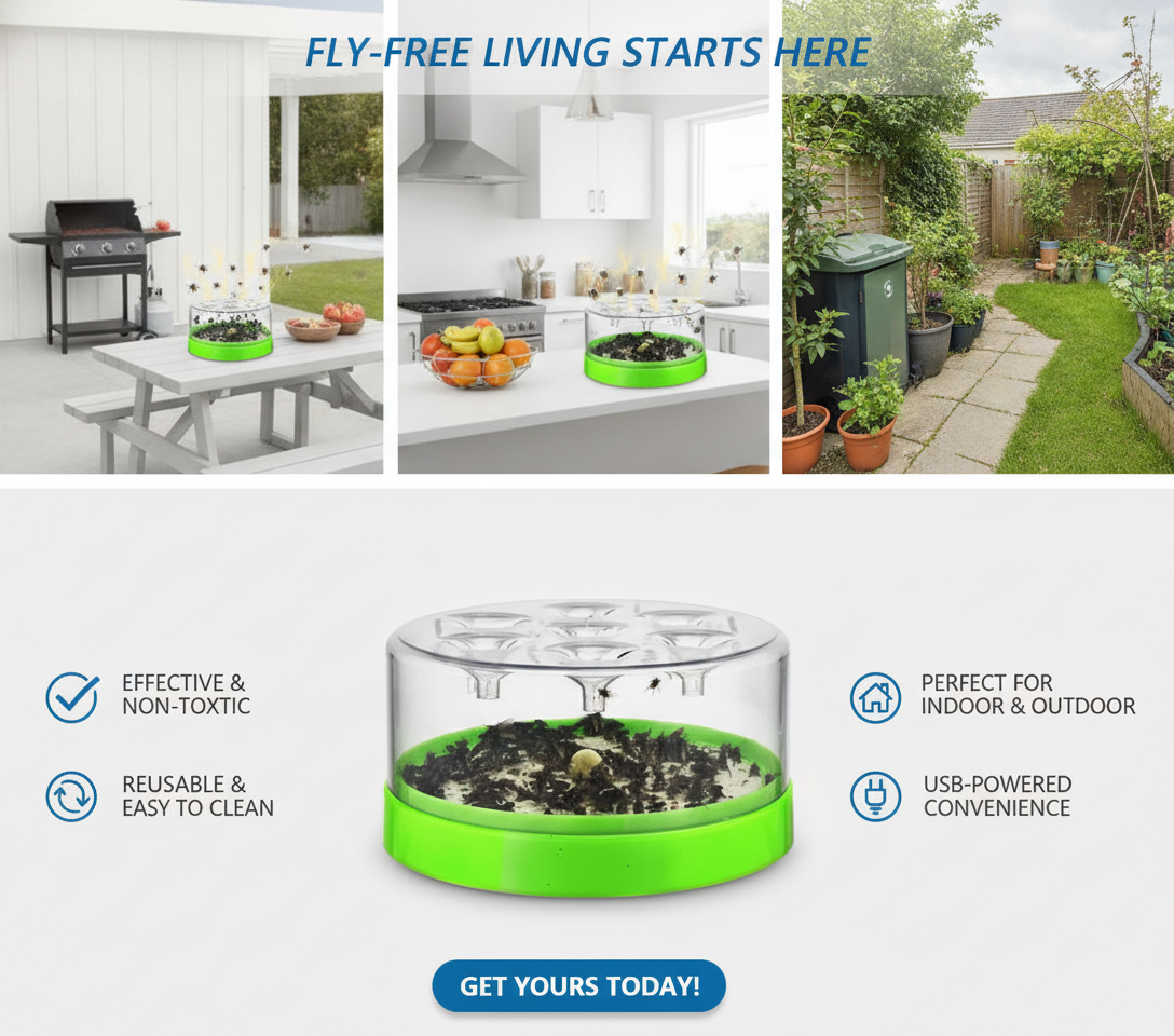 Environmental protection and sanitation fly catching🌿