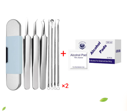 🔥Limit Time 50% OFF🔥Stainless Steel Blackhead Remover Tool Kit