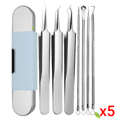 🔥Limit Time 50% OFF🔥Stainless Steel Blackhead Remover Tool Kit