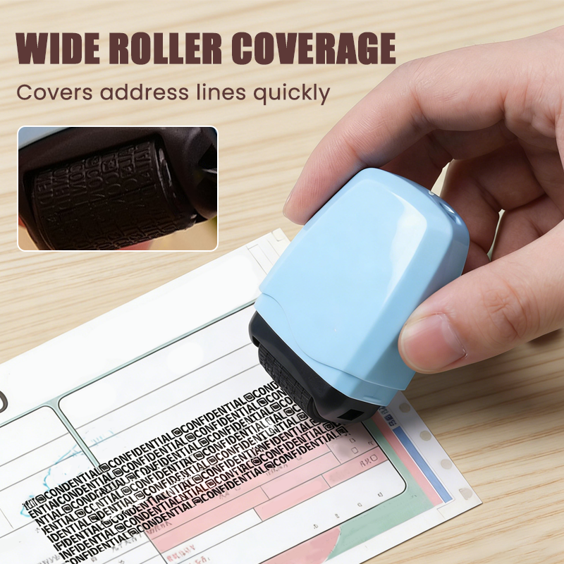 ⏳ Final Hours Flash Sale!! 🛡️✉️ Privacy Roller Stamp – Hide personal info instantly.No shredding needed.Neutral Roller Privacy Seal🔏✨