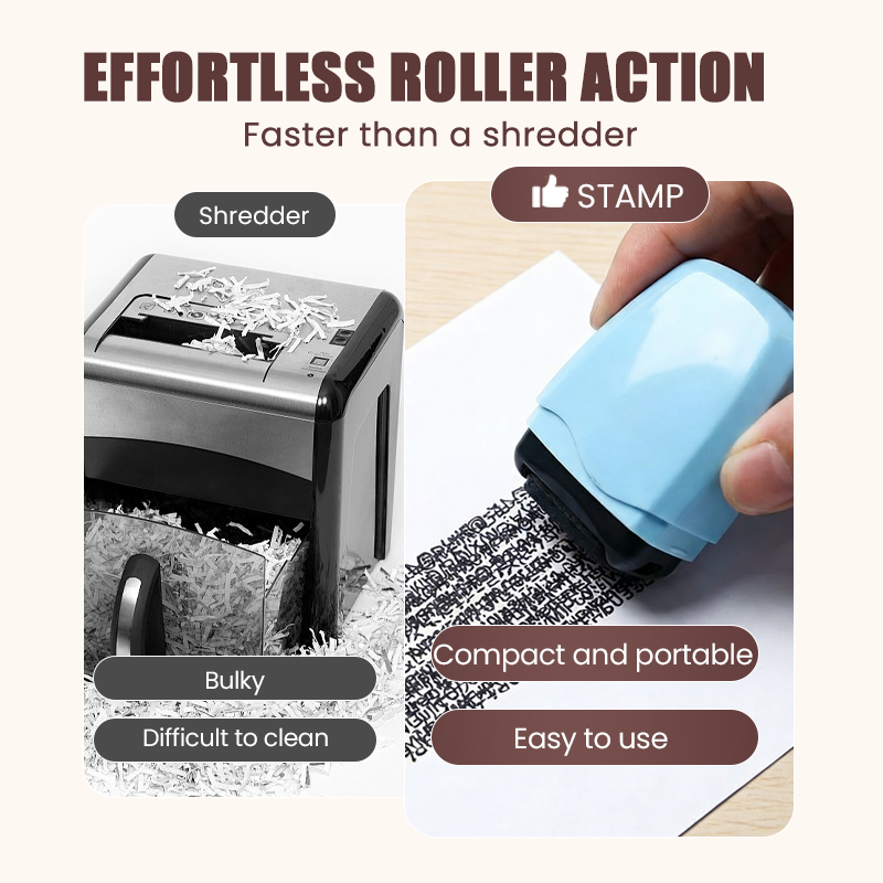 ⏳ Final Hours Flash Sale!! 🛡️✉️ Privacy Roller Stamp – Hide personal info instantly.No shredding needed.Neutral Roller Privacy Seal🔏✨