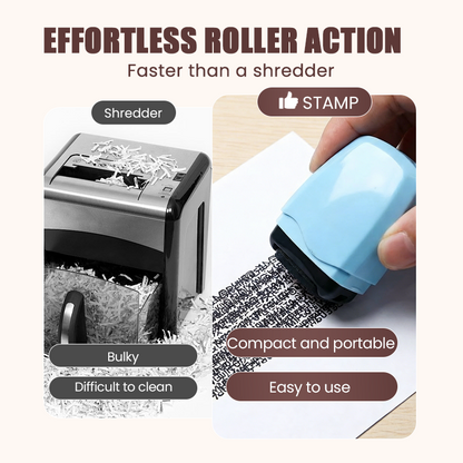 ⏳ Final Hours Flash Sale!! 🛡️✉️ Privacy Roller Stamp – Hide personal info instantly.No shredding needed.Neutral Roller Privacy Seal🔏✨