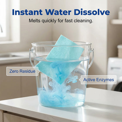 🥳💞50K+ SOLD! Water‑Soluble Floor Sheets – Just drop in water, no measuring. Cleans & shines all floors. Safe & streak‑free. 100 sheets pack. Your daily helper. 🧹💧