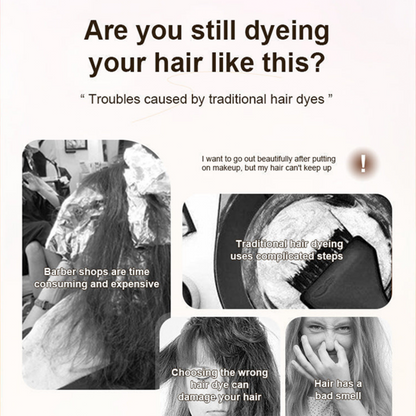 Plant-Based Comb-In Hair Dye – 3-in-1 Hair Dye Comb