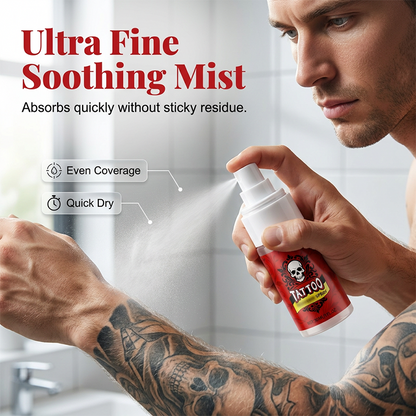 ⏳LIMITED-TIME 50% OFF!🔥Tattoo Aftercare Moisturizing Spra – ultra-fine mist, hydrates, revives ink vibrancy