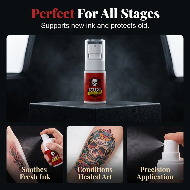 ⏳LIMITED-TIME 50% OFF!🔥Tattoo Aftercare Moisturizing Spra – ultra-fine mist, hydrates, revives ink vibrancy