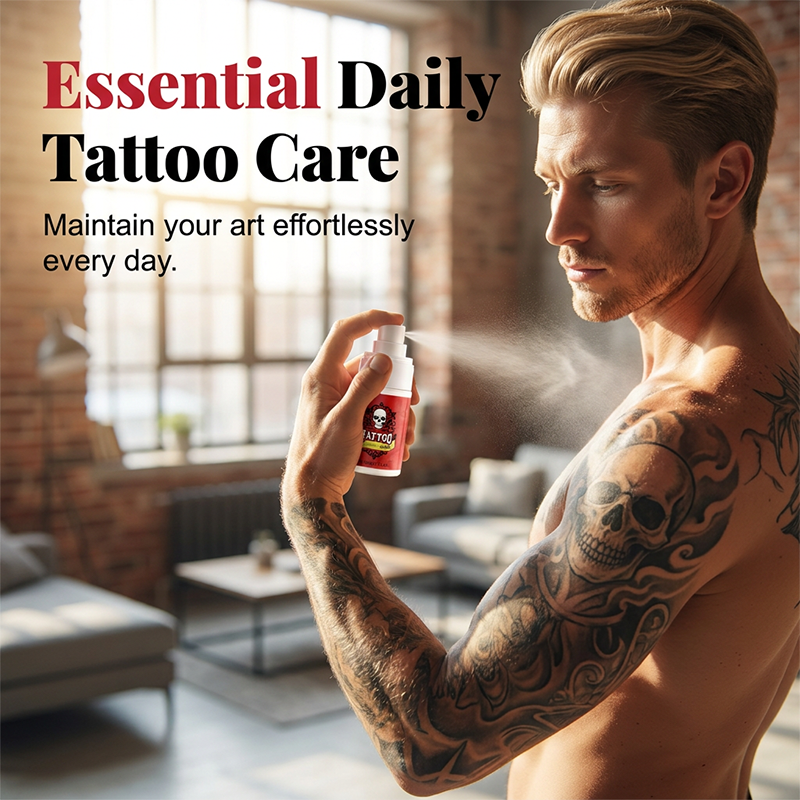 ⏳LIMITED-TIME 50% OFF!🔥Tattoo Aftercare Moisturizing Spra – ultra-fine mist, hydrates, revives ink vibrancy