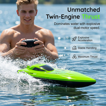 🎮 🚢 HALF PRICE! 2.4G High-Speed RC Racing Boat with Dual Motors 🌊 ⚡ – 50% OFF (Today's Deal)