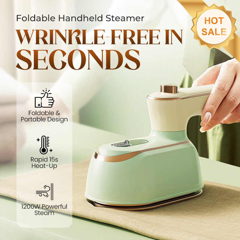 👚 LIMITED-TIME 50% OFF! ✨Foldable Handheld Steamer with 180° Rotating Handle💥