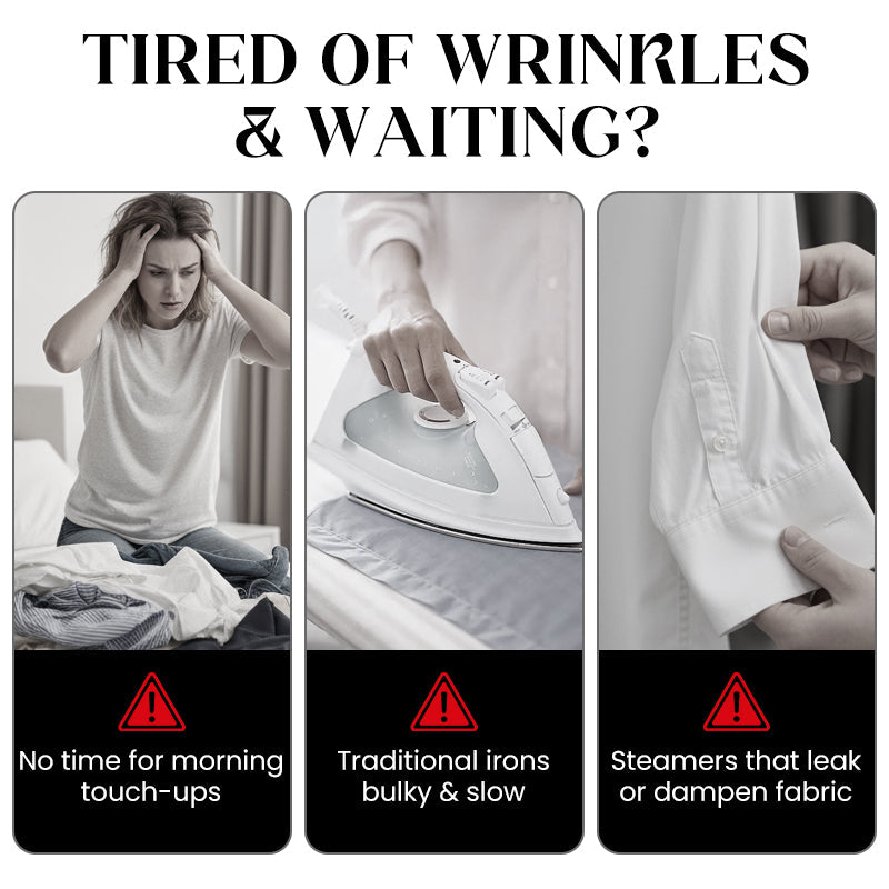 👚 LIMITED-TIME 50% OFF! ✨Foldable Handheld Steamer with 180° Rotating Handle💥