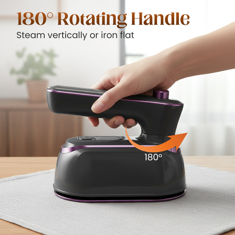 👚 LIMITED-TIME 50% OFF! ✨Foldable Handheld Steamer with 180° Rotating Handle💥