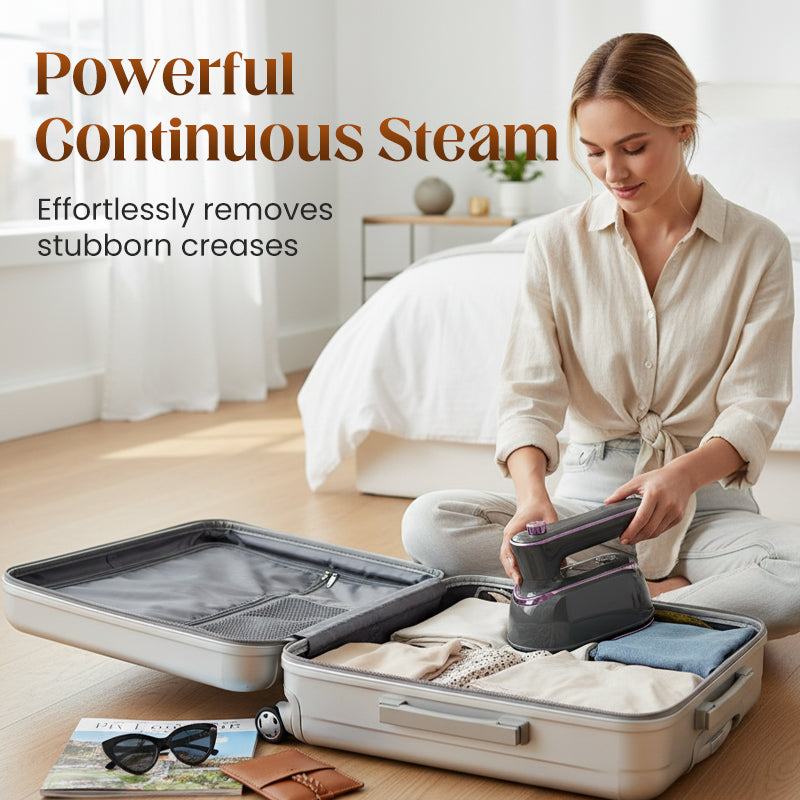 👚 LIMITED-TIME 50% OFF! ✨Foldable Handheld Steamer with 180° Rotating Handle💥