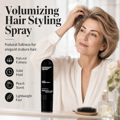 ✨ Hair Volume Boosting Hairspray – long-lasting, volumizing hairspray with a peach scent👩