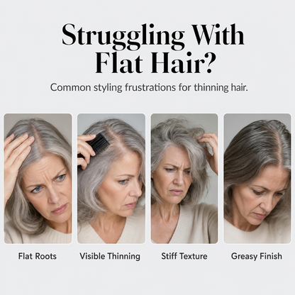 ✨ Hair Volume Boosting Hairspray – long-lasting, volumizing hairspray with a peach scent👩