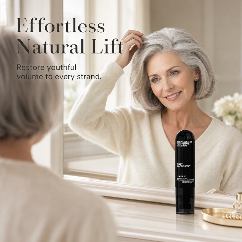 ✨ Hair Volume Boosting Hairspray – long-lasting, volumizing hairspray with a peach scent👩