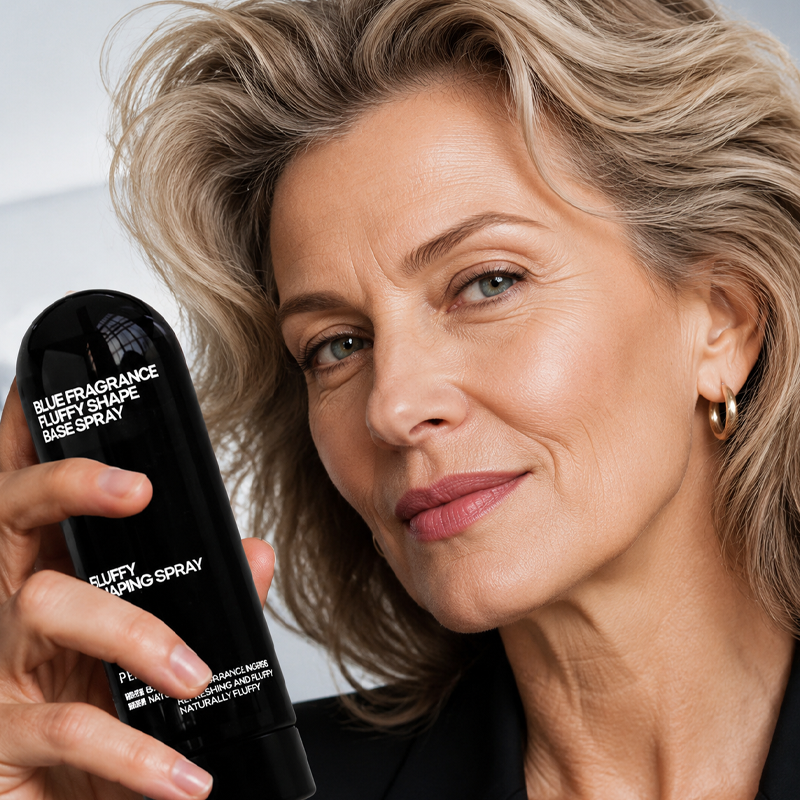 ✨ Hair Volume Boosting Hairspray – long-lasting, volumizing hairspray with a peach scent👩