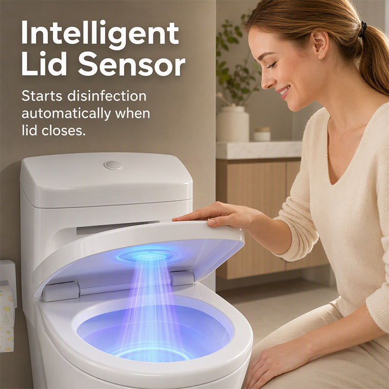 Smart UV-C Toilet Sanitizing Light