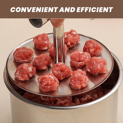 🥳HOT SALE🥳💞10K+ SOLD! Meatball Mould  304 steel, 6/12 holes & ergonomic. Perfect balls every time – grab yours! ✅