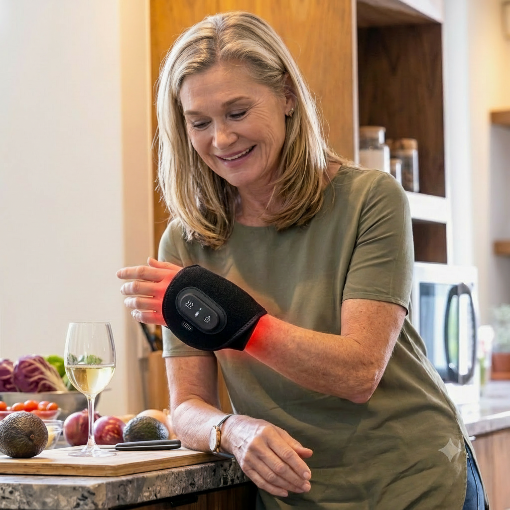 50% OFF✋️ Wearable Red Light Wellness Wrist Wrap – Just 10 Minutes a Day
